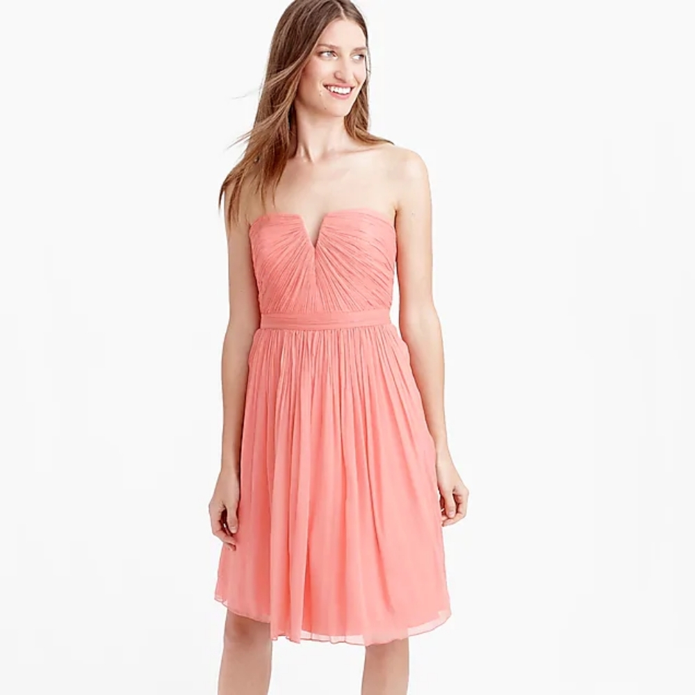 NWT J.  Crew Nadia Short 100% Silk Dress [size 8]